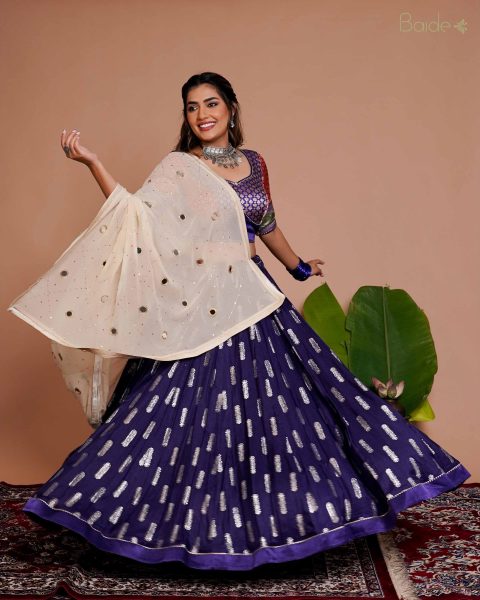 Royal blue Chaniya Choli