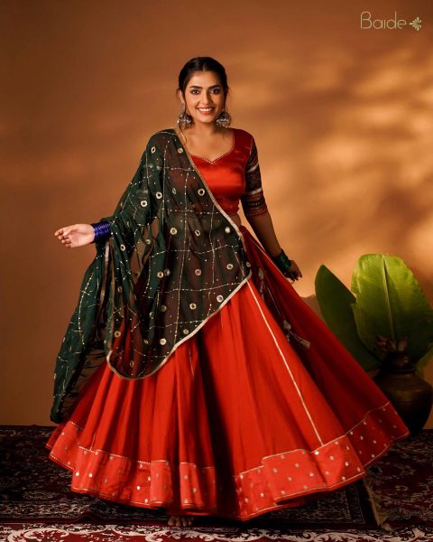 Orange Chaniya Choli