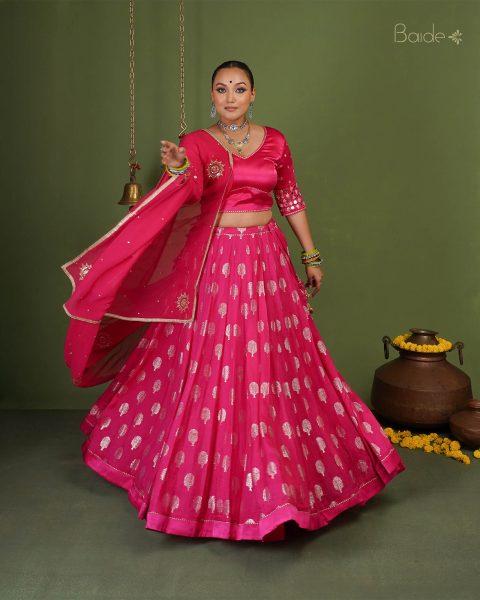Hot Pink Chaniya Choli