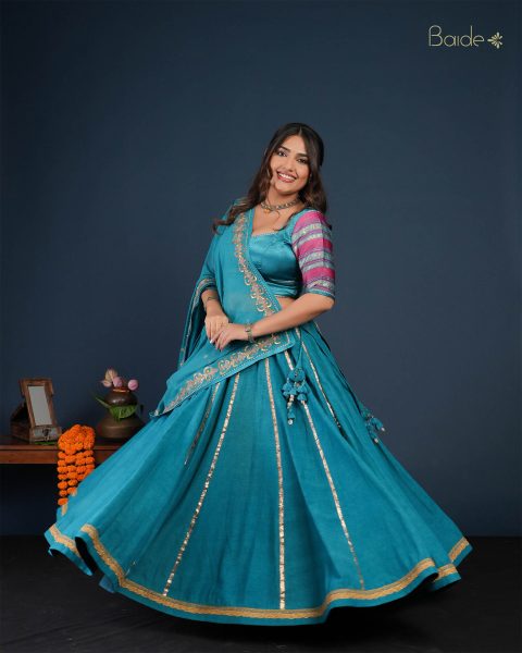 Firozi Chaniya Choli