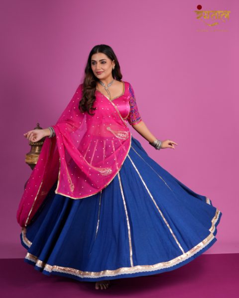 Royal Blue Chaniya Choli