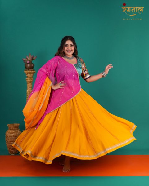CHROME YELLOW CHANIYA CHOLI